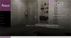 Desktop Screenshot of alientceramics.com
